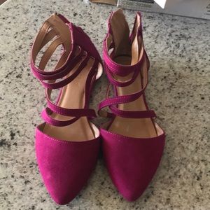 Nice fuchsia Sandals worn once